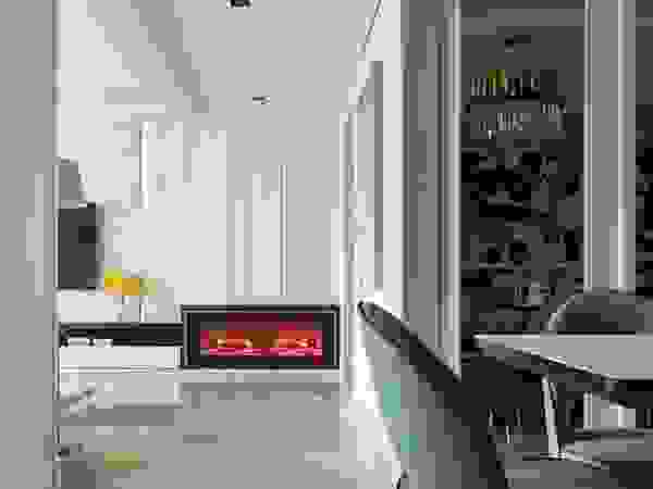 百玥空間設計 Living room Wood White