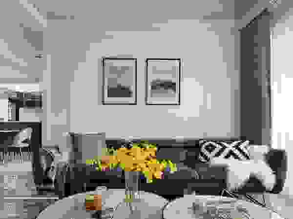 百玥空間設計 Living room Wood White