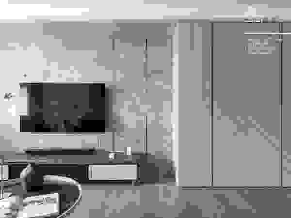 百玥空間設計 Living room Reinforced concrete Grey