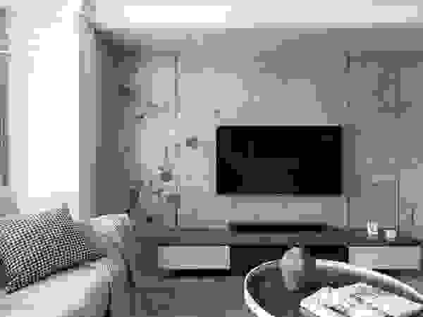 百玥空間設計 Living room Reinforced concrete Grey
