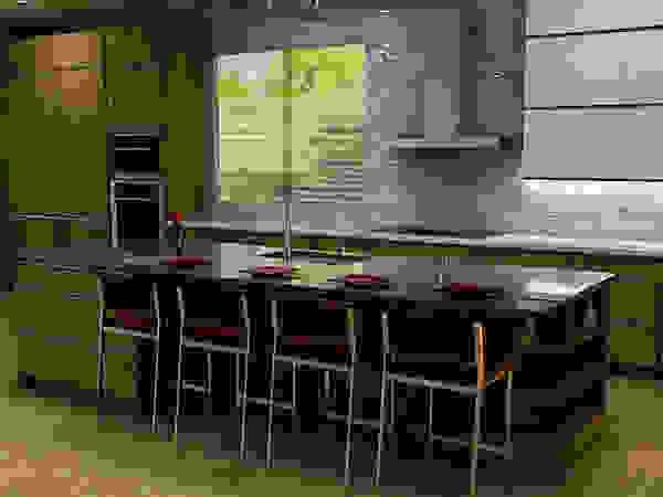 Sixty9 3D Design Cozinhas embutidas Efeito de madeira