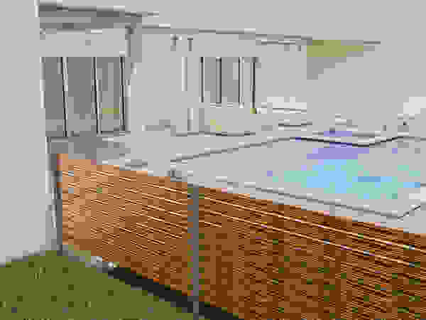 Sixty9 3D Design Hot Tubs Wood effect