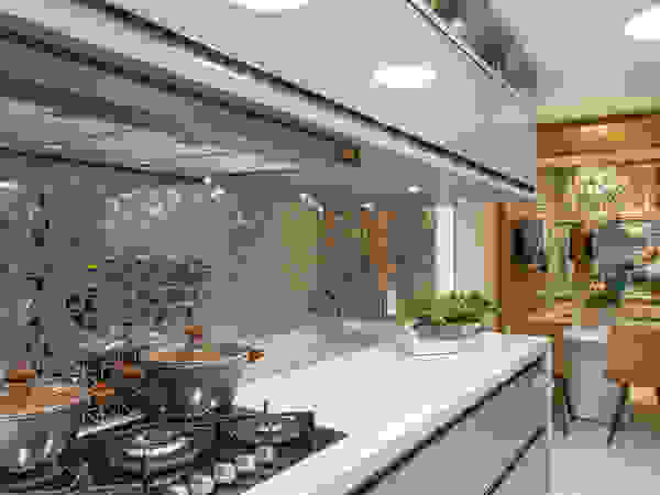 Apartamento Golden Designer de Interiores e Paisagista Iara Kílaris Cozinhas modernas