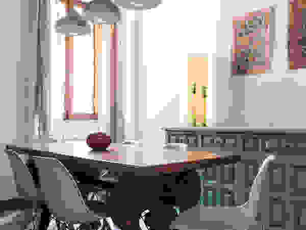 Caterina Raddi Eclectic style dining room Green