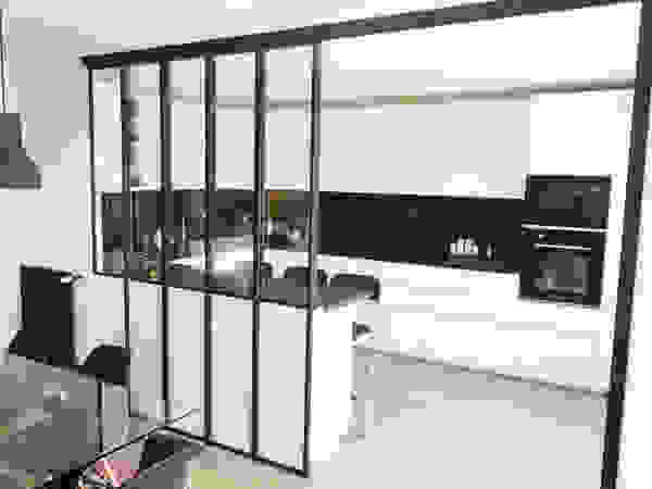 Créateurs d'Interieur Industrial style kitchen