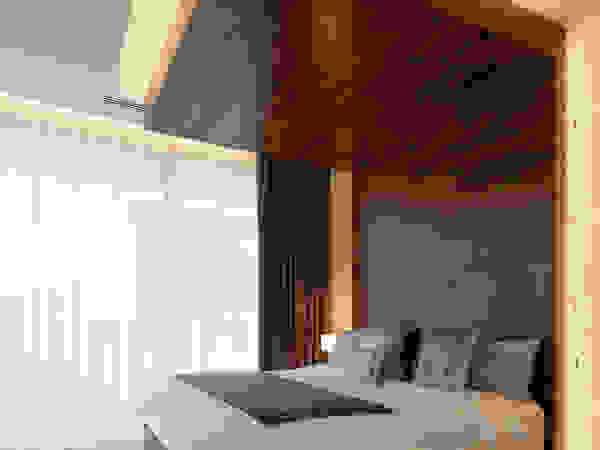 Daniel Cota Arquitectura | Despacho de arquitectos | Cancún Small bedroom Wood Wood effect