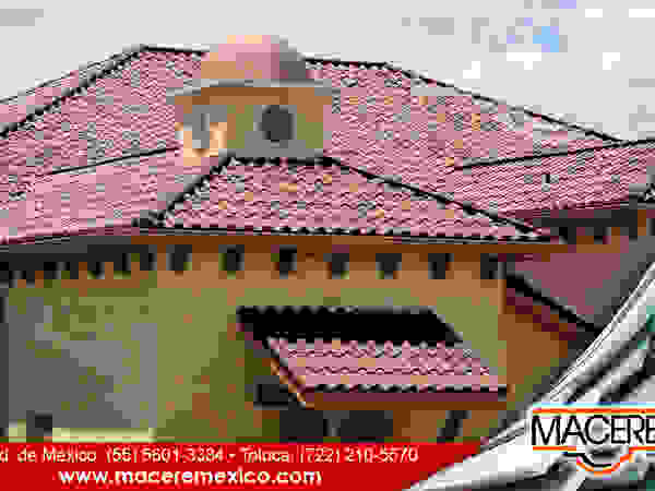 MACERE México Hipped roof Ceramic Red