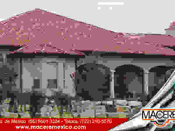 MACERE México Hipped roof Ceramic Red