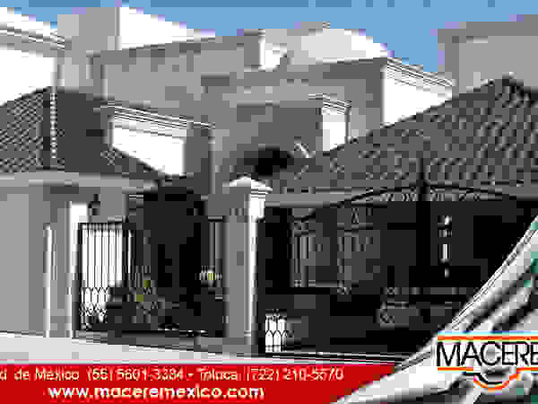 MACERE México Hipped roof Ceramic Black