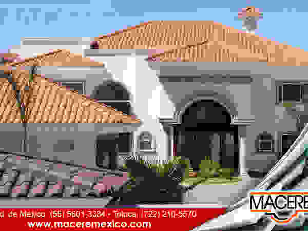 MACERE México Hipped roof Ceramic Red