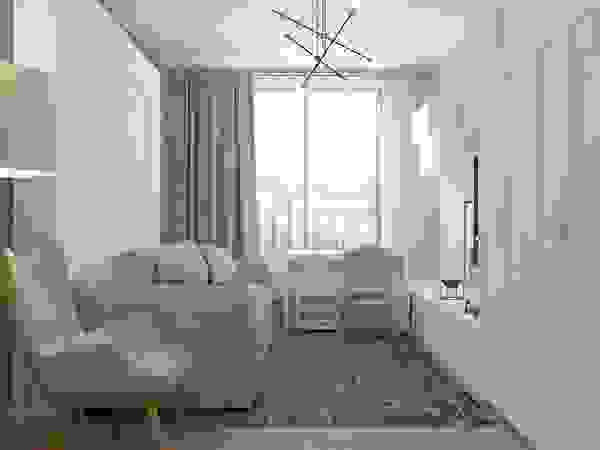 Anastasia Yakovleva design studio Minimalist bedroom Wood White