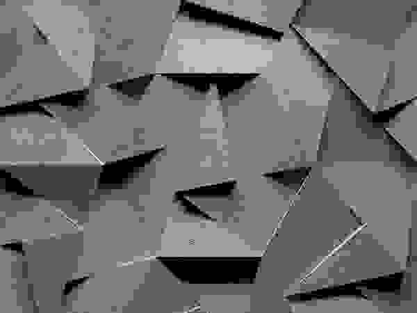ZICARO - producent paneli 3D i paneli ażurowych Modern walls & floors Ceramic Grey