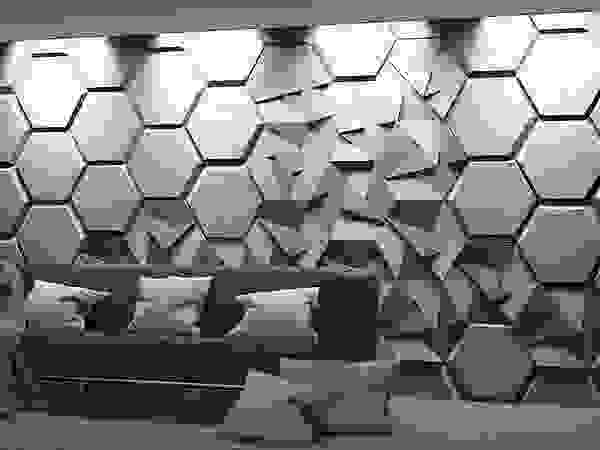 ZICARO - producent paneli 3D i paneli ażurowych Modern walls & floors Ceramic Grey