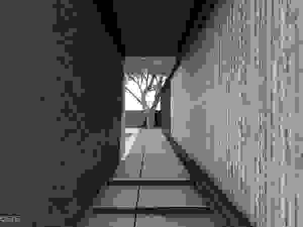 Anastomosis Design Lab Minimalist corridor, hallway & stairs