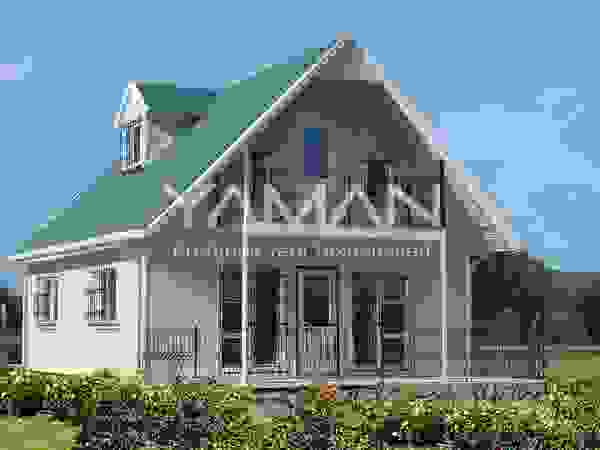 134 m2 dubleks prefabrik ev homify