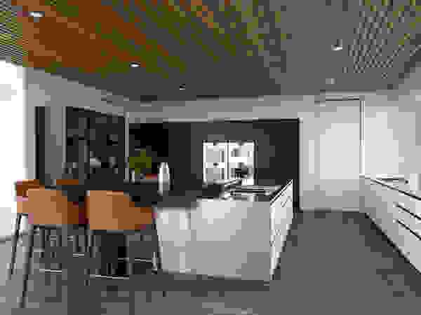 Kitchen 3D Maximum Modern dining room Wood Orange