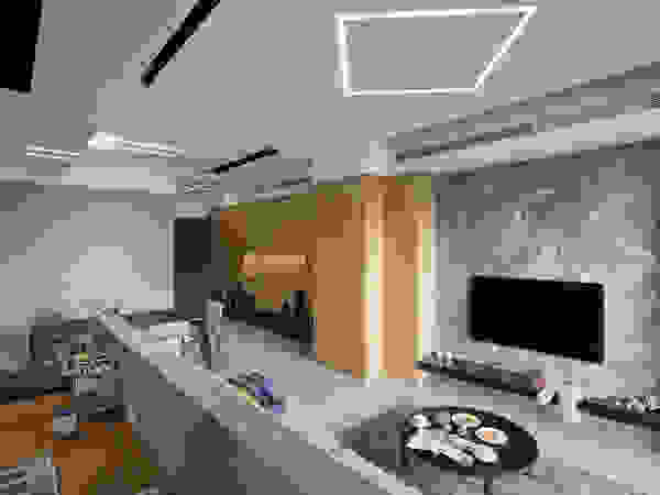 昱承室內裝修設計 Modern living room