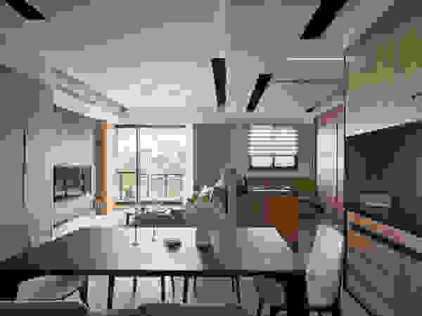 昱承室內裝修設計 Modern dining room