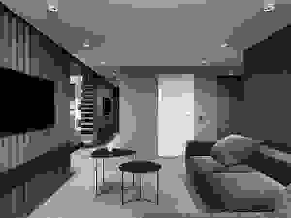 EJ Studio Living room Concrete Grey