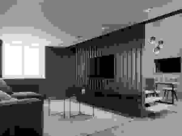 EJ Studio Living room Concrete Grey