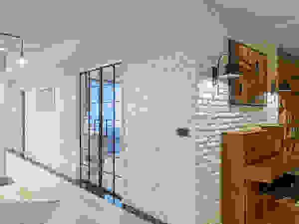 Mimoza Mimarlık Eclectic style corridor, hallway & stairs