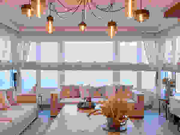 Mimoza Mimarlık Eclectic style living room