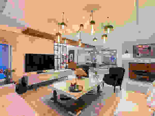 Mimoza Mimarlık Eclectic style living room