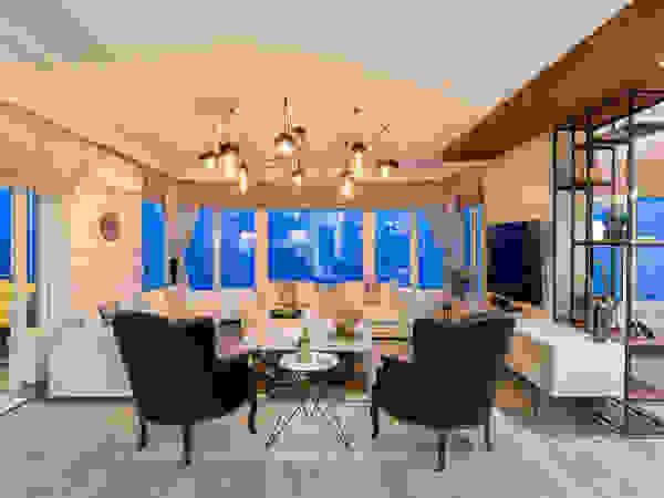 Mimoza Mimarlık Eclectic style living room