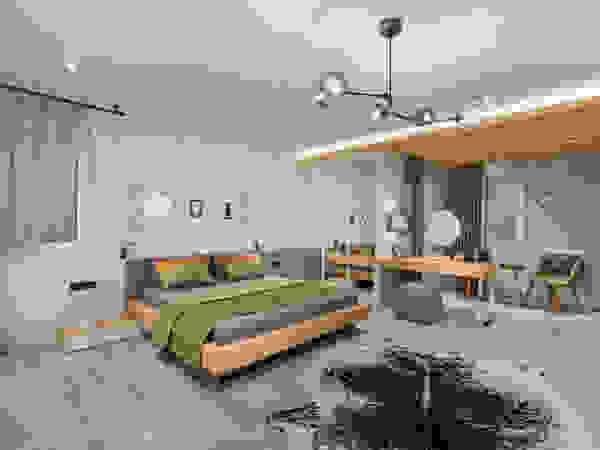 Mimoza Mimarlık Eclectic style bedroom