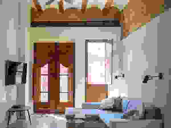 osb arquitectos Living room White