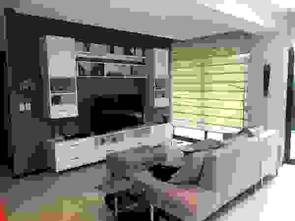 Arquitecto Rafael Viana Balbi - CDMX + Rio de Janeiro Living roomTV stands & cabinets Wood White