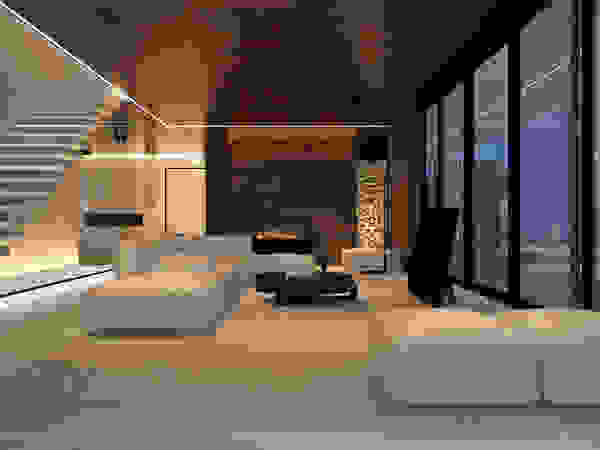 Dmitriy Khanin Minimalist living room