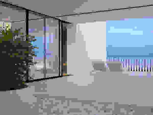Dmitriy Khanin Minimalist balcony, veranda & terrace