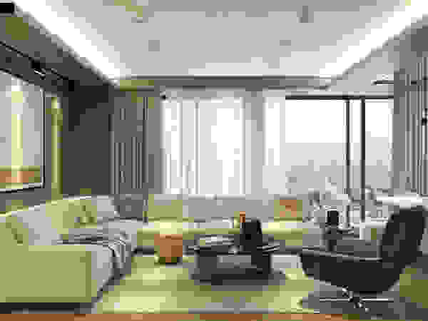 WALL INTERIOR DESIGN Moderne woonkamers