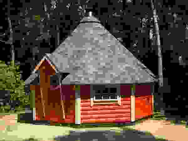 DEKALUX Garden Furniture Wood Brown