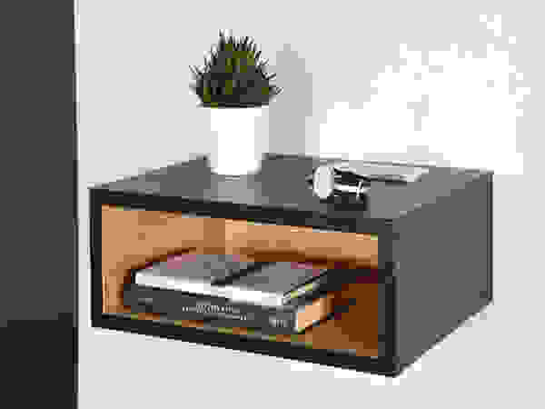 Ebanisteria Cavallaro BedroomBedside tables Engineered Wood Black