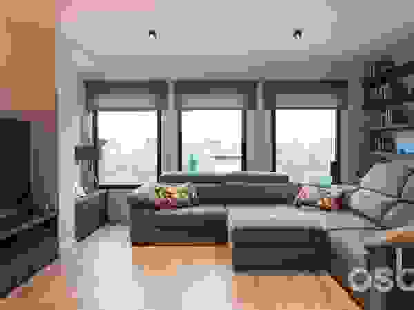 osb arquitectos Modern Living Room Multicolored