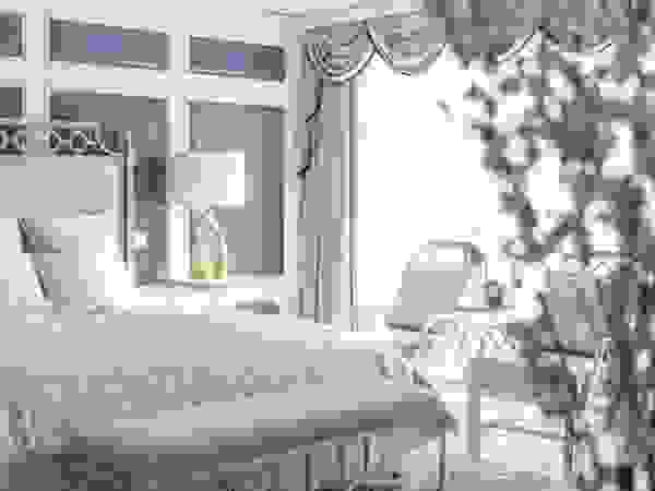 C&M Media Kleine slaapkamer Massief hout Blauw