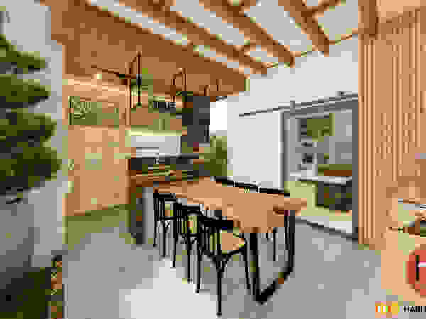 Habitus Arquitetura Modern balcony, veranda & terrace Solid Wood Wood effect