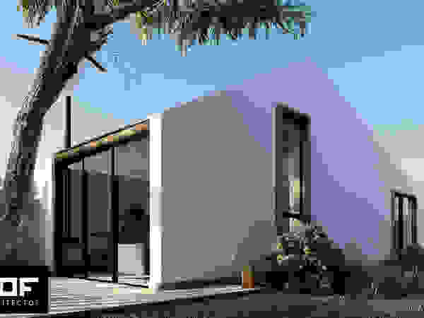 DOF Arquitectos Minimalist houses Wood White