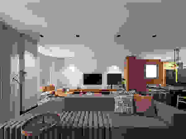 Saulo Magno Arquiteto Living room Wood White