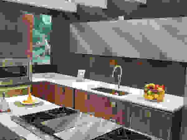 Cocinas Ferreti, Modulform Built-in kitchens Wood-Plastic Composite Wood effect