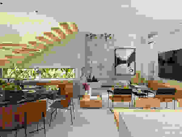 ZOMA Arquitetura Moderne Wohnzimmer