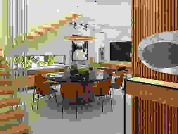 ZOMA Arquitetura Moderne Esszimmer