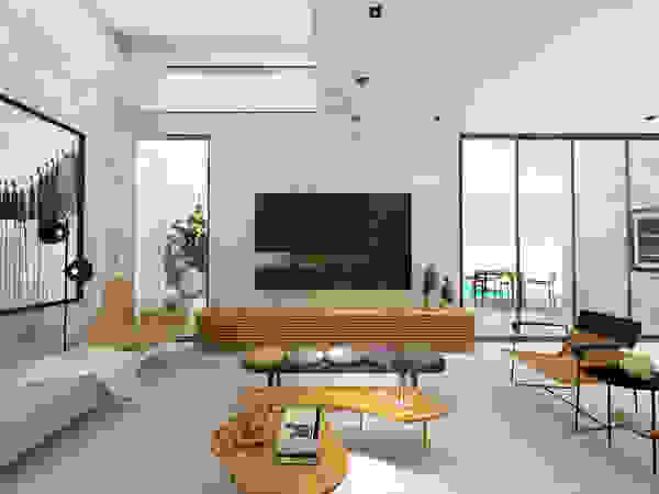 ZOMA Arquitetura Moderne Wohnzimmer