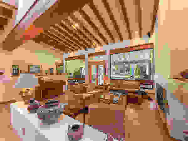 Inmobiliaria Punto 30 Rustic style living room