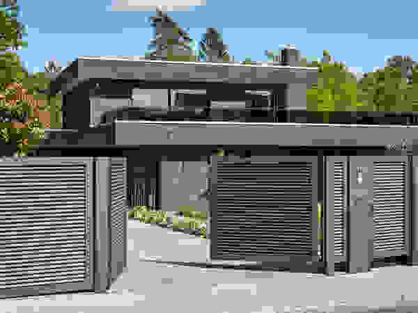 Nordzaun Garden Fencing & walls Aluminium/Seng Grey