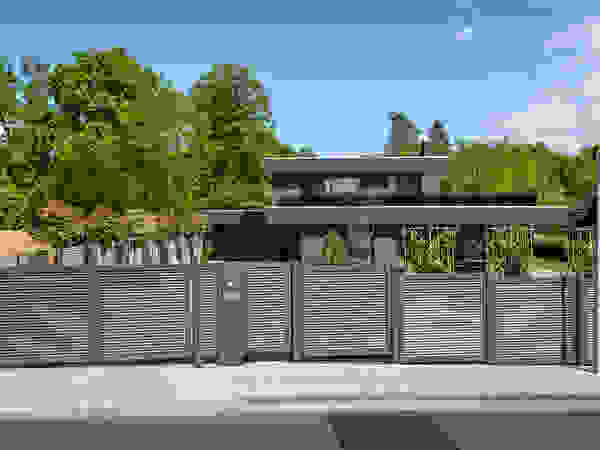 Nordzaun Garden Fencing & walls Aluminium/Seng Grey