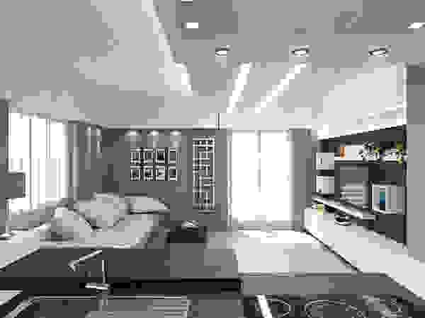 Fanchini Roberto architetto - Archifaro Moderne Wohnzimmer