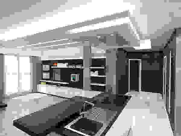 Fanchini Roberto architetto - Archifaro Moderne Wohnzimmer